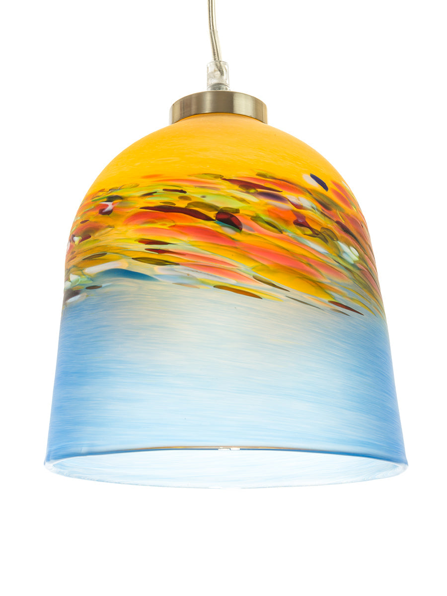 Teign Valley Glass Large Pendant Pebble Frosted Glass –  from Amos Lighting + Home