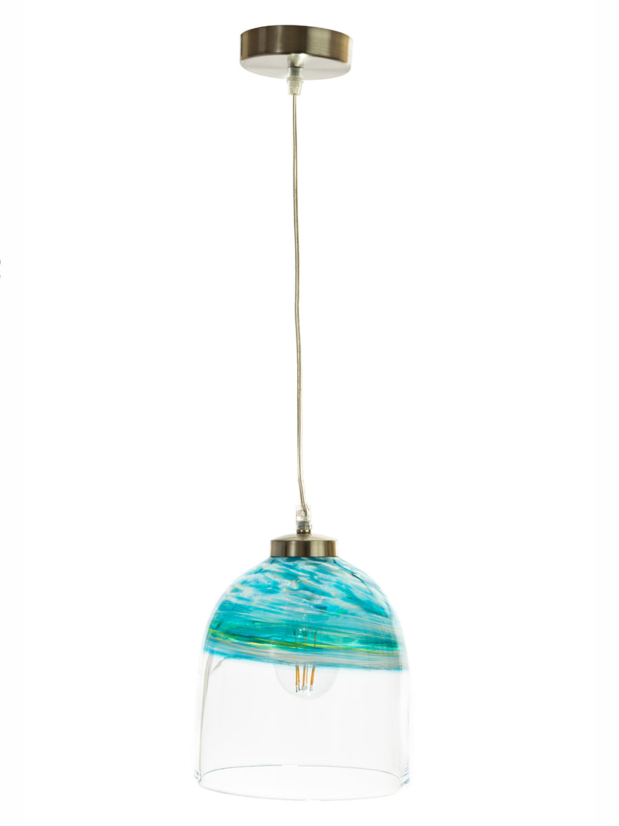 Teign Valley Glass Large Pendant Wave –  from Amos Lighting + Home