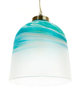 Teign Valley Glass Large Pendant Wave Frosted Glass –  from Amos Lighting + Home