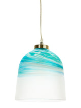 Teign Valley Glass Large Pendant Wave Frosted Glass –  from Amos Lighting + Home