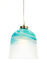 Teign Valley Glass Large Pendant Wave Frosted Glass –  from Amos Lighting + Home