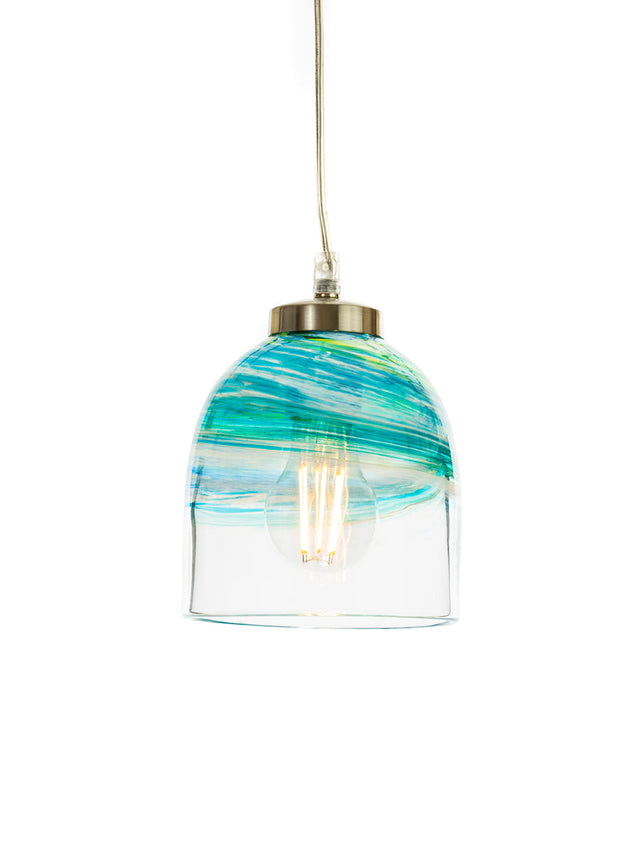 Teign Valley Glass Wave Pendant Small –  from Amos Lighting + Home