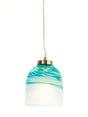 Teign Valley Glass Wave Pendant Small Frosted Glass –  from Amos Lighting + Home