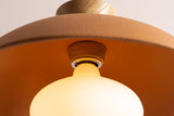 Studio Haran Dawn Pendant Light in Ceramic and Oak