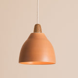Studio Haran Element Pendant Light in Ceramic and Oak