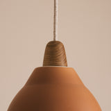 Studio Haran Element Pendant Light in Ceramic and Oak