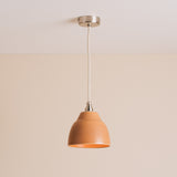 Studio Haran Small Element Pendant Light in Ceramic and Brass/Nickel