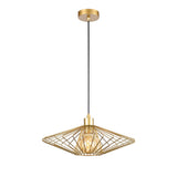 Franklite Thatch Pendant Gold Small