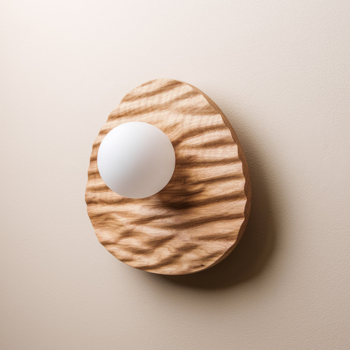 Studio Haran Towan Wall Light in Solid Wood