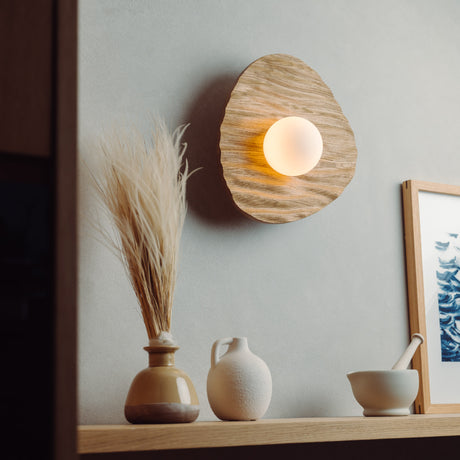 Studio Haran Towan Wall Light in Solid Wood