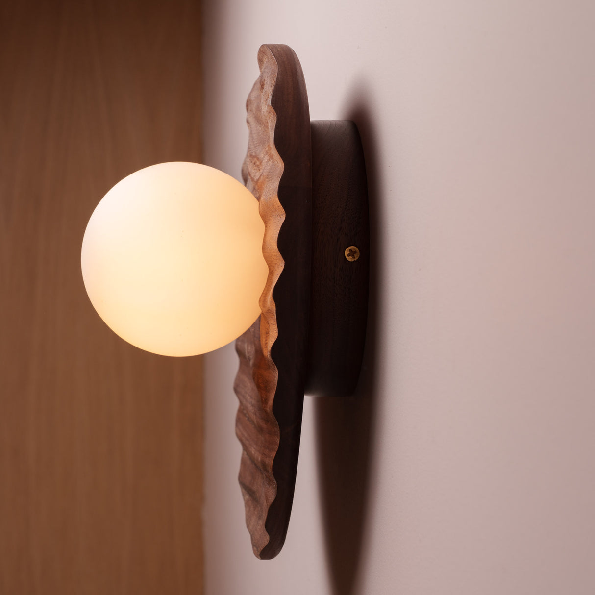 Studio Haran Towan Wall Light in Solid Wood