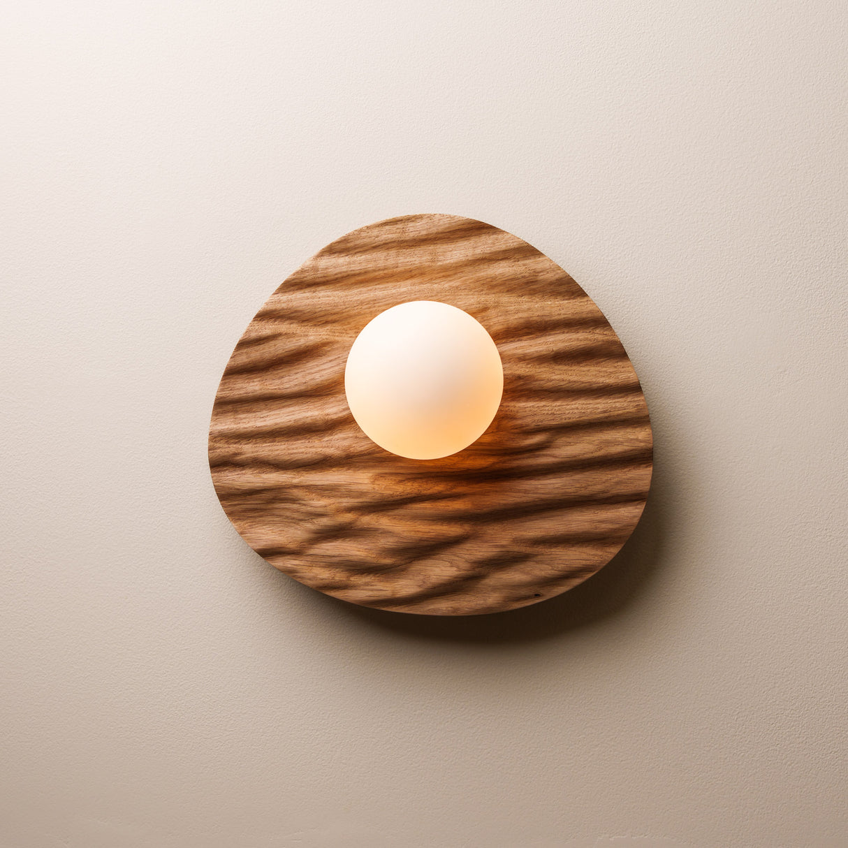 Studio Haran Towan Wall Light in Solid Wood