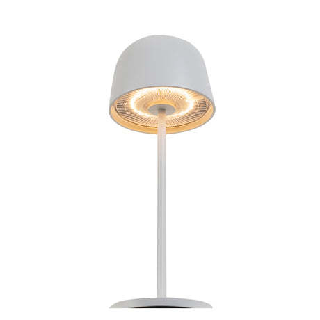 Franklite Trailblazer Portable Matt White Table Lamp IP65