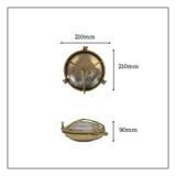Lampfix Navigator Trident Porthole Outdoor Bulkhead