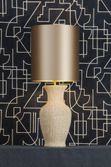 David Hunt Ubud Table Lamp Cream Base Only