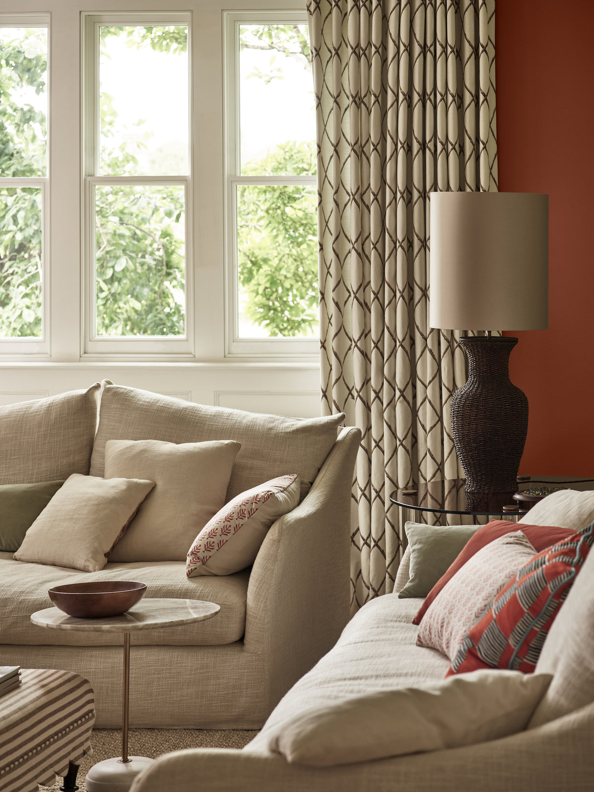 David Hunt Ubud Table Lamp Brown Base Only