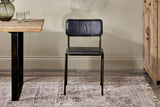 Nkuku Ukari Dining Chair Aged Black