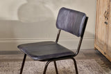 Nkuku Ukari Dining Chair Aged Black