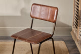 Nkuku Ukari Dining Chair Chocolate Brown