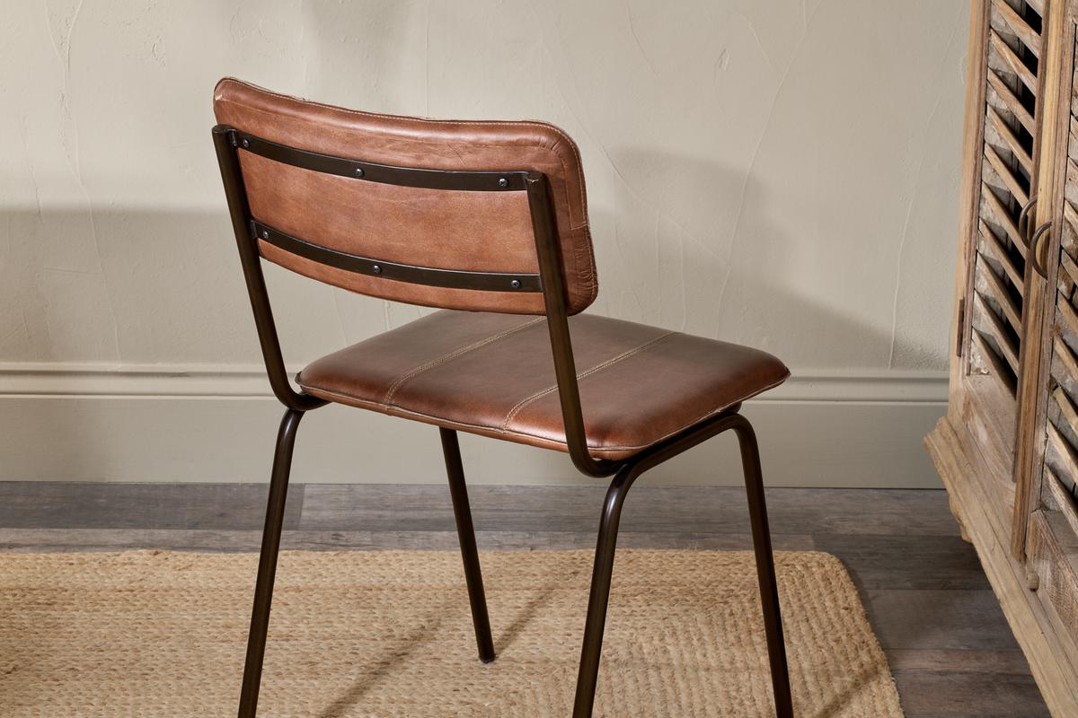 Nkuku Ukari Dining Chair Chocolate Brown