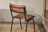 Nkuku Ukari Dining Chair Chocolate Brown