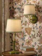 Joules Upton Wall Light Matt Green With Shade