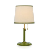 Joules Upton Table Lamp Matt Green With Shade