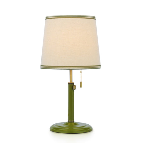 Joules Upton Table Lamp Matt Green With Shade
