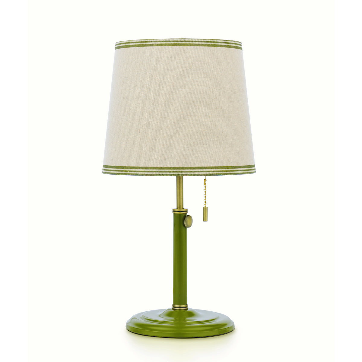 Joules Upton Table Lamp Matt Green With Shade