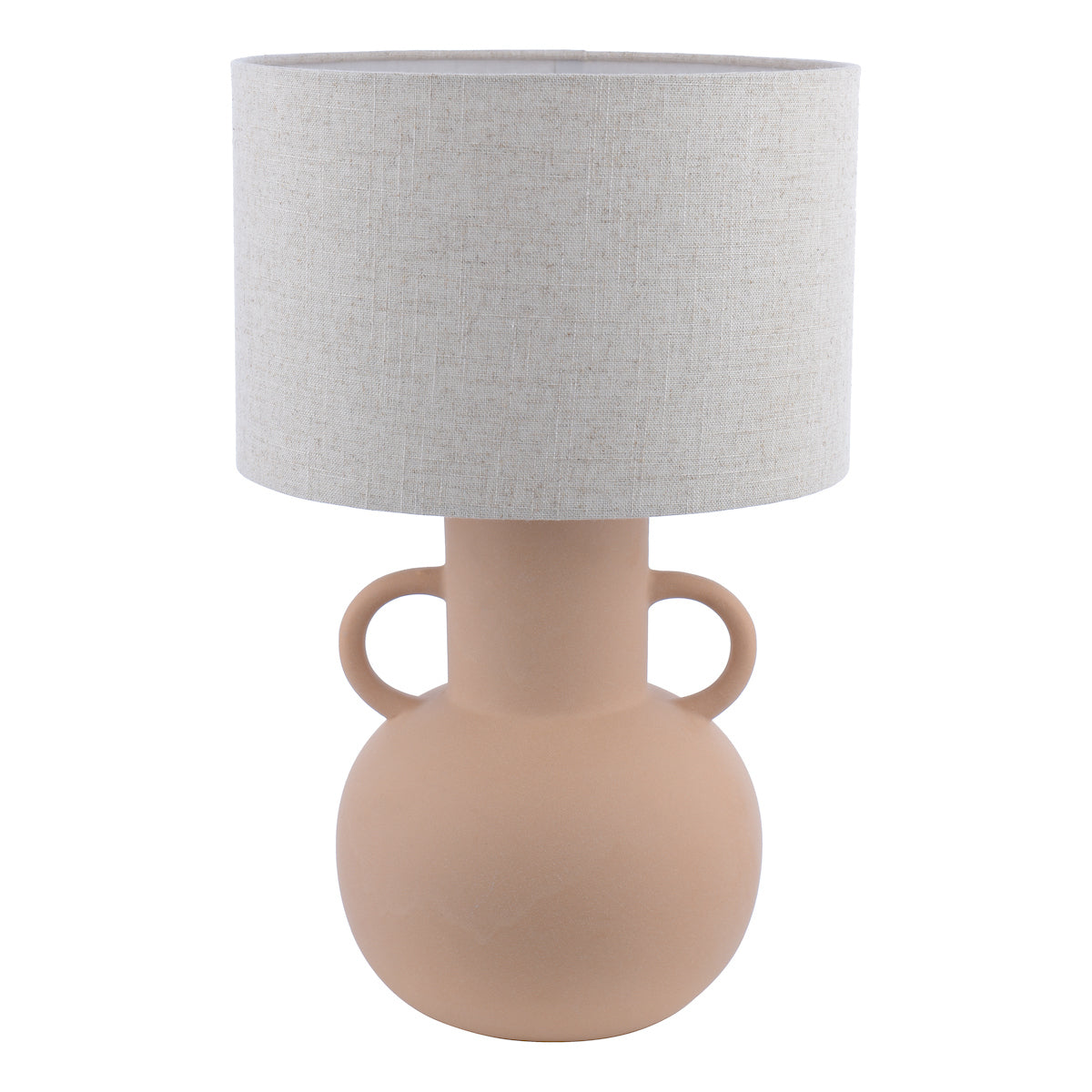 Dar Urn Ceramic Table Lamp Terracotta With Shade –  from Amos Lighting + Home