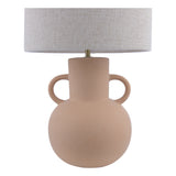 Dar Urn Ceramic Table Lamp Terracotta With Shade –  from Amos Lighting + Home