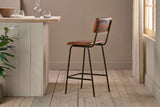 Nkuku Ukari Counter Chair Aged Tan
