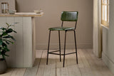 Nkuku Ukari Counter Chair Rich Green