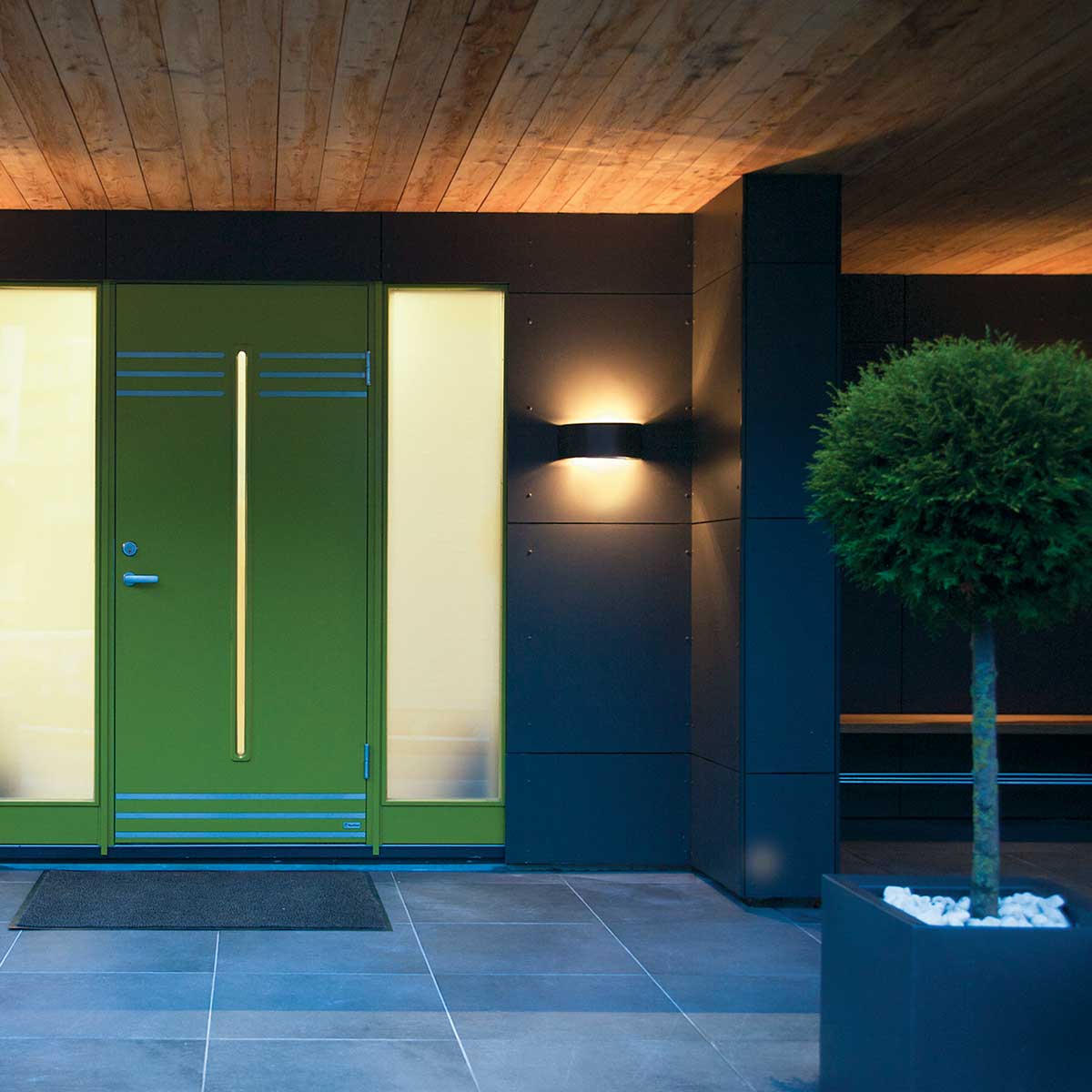 Norlys Vasa 1 Light Wall Light - Graphite