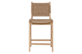 Nkuku Vinay Woven Counter Chair Natural