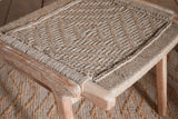 Nkuku Vinay Woven Armless Dining Chair Natural