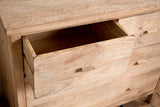 Nkuku Vivan Grooved Chest of Drawers Natural
