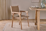 Nkuku Vinay Woven Dining Chair Natural