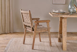 Nkuku Vinay Woven Dining Chair Natural