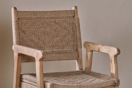 Nkuku Vinay Woven Dining Chair Natural