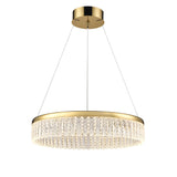 Franklite Victoria Single Tier LED Pendant Chandelier 60cm