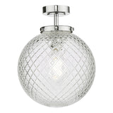 Dar Wayne Bathroom Flush Ceiling Light