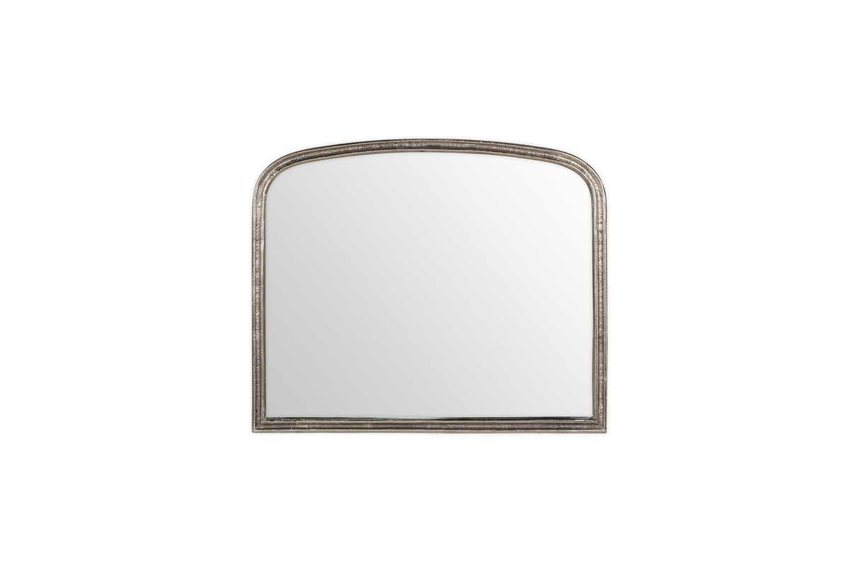 Nkuku Almora Wall Mirror Antique Nickle Small