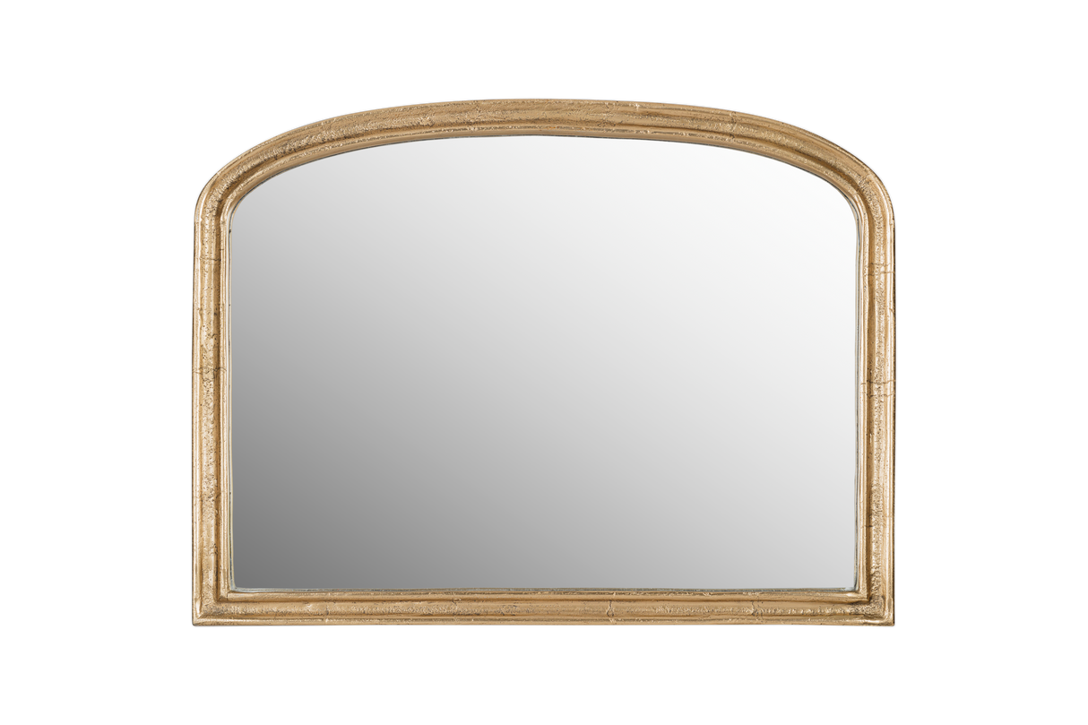 Nkuku Almora Wall Mirror Antique Brass Extra Small