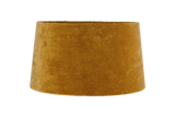 Nkuku Batakha Velvet & Linen Lampshade Dark Ochre Extra Large