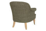 Nkuku Kiana Cotton Armchair Moss