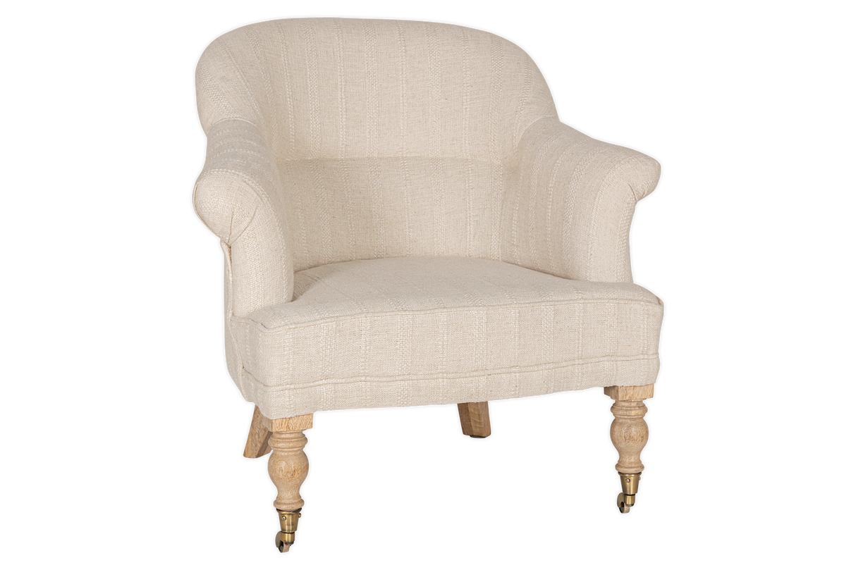 Nkuku Kiana Cotton Armchair Natural