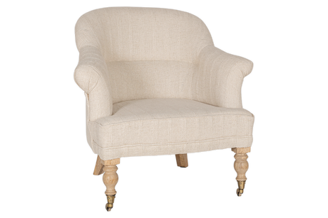 Nkuku Kiana Cotton Armchair Natural