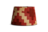 Nkuku Haadu Jute Kilim Lampshade Rust & Natural Large