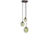 Nkuku Sanvika Organic Cluster Pendant Green